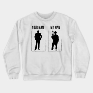 My Husband Army Veterans Gift Crewneck Sweatshirt